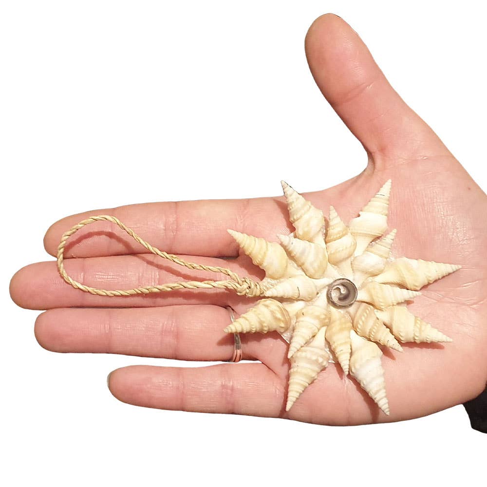 Handmade Seashell Hanging Ornament: #02