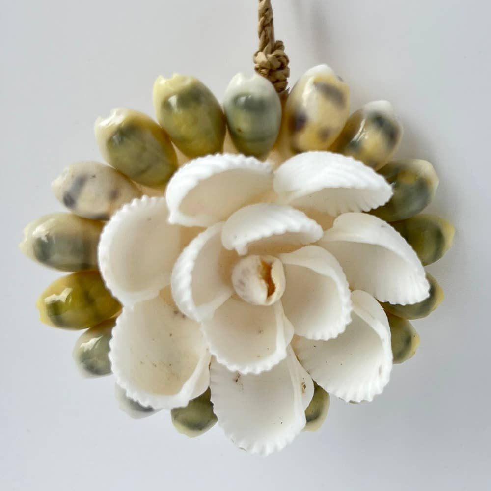 Handmade Seashell Hanging Ornament: #02