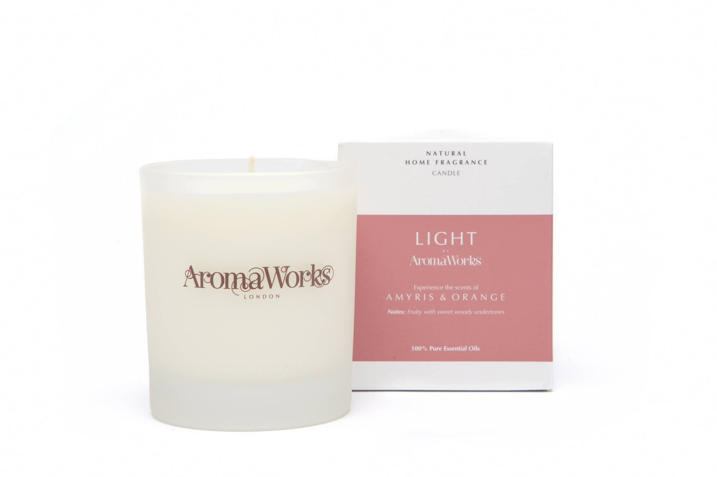 Aromaworks Light Candle, 30cl: Amyris & Orange