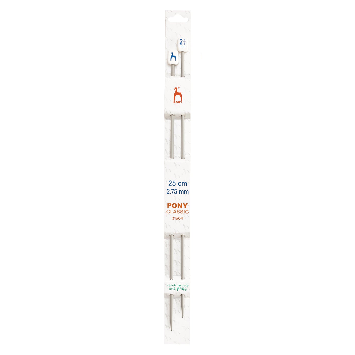 Knitting needles 2.75mm, 25cm Pony