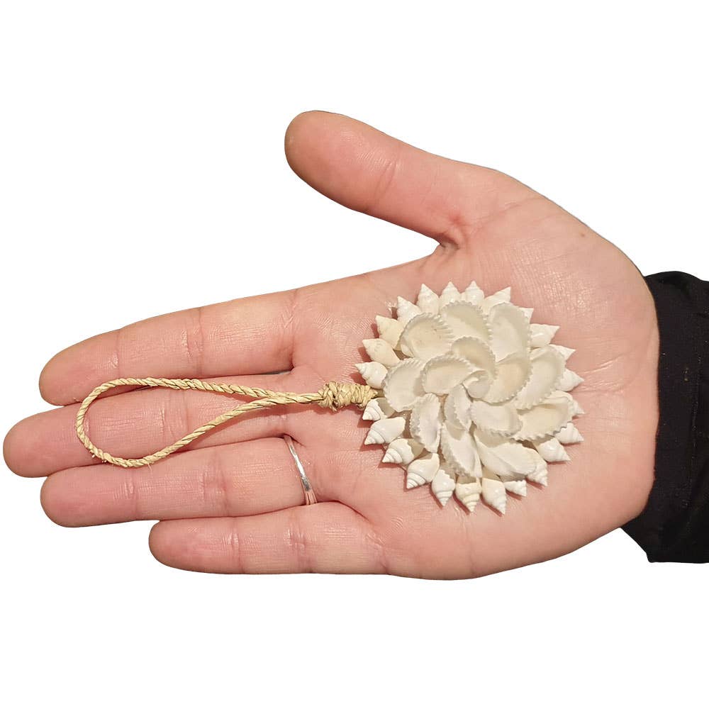Handmade Seashell Hanging Ornament: #02