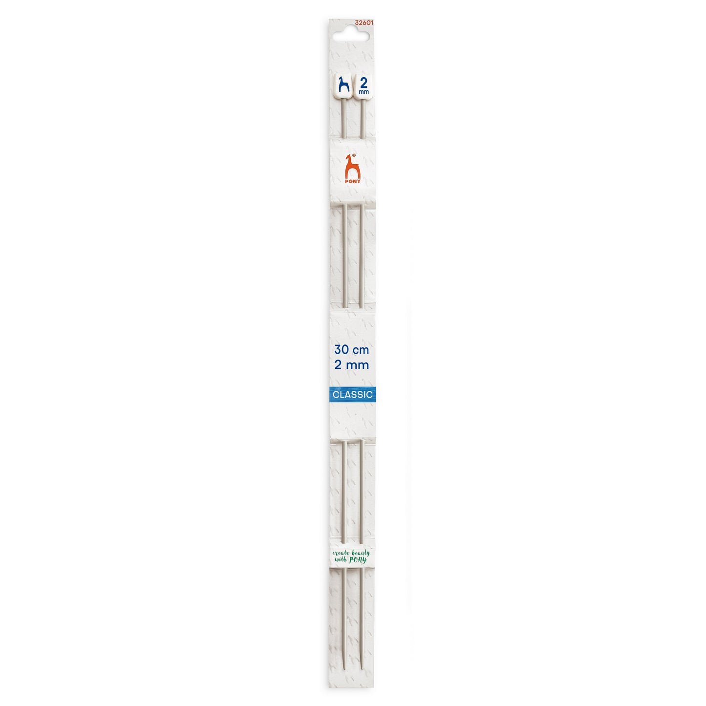 Knitting needles 2mm, 30cm Pony