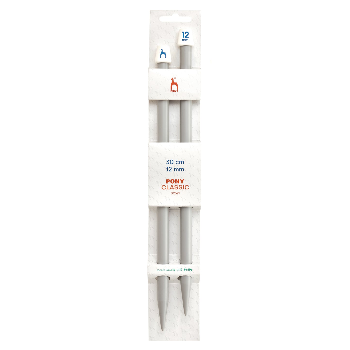 Knitting needles 12mm, 30cm Pony