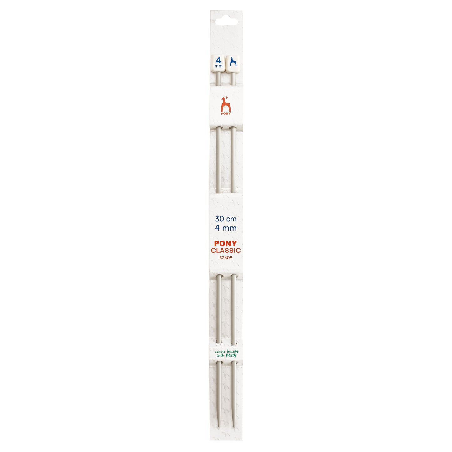 Knitting needles 4mm, 30cm Pony