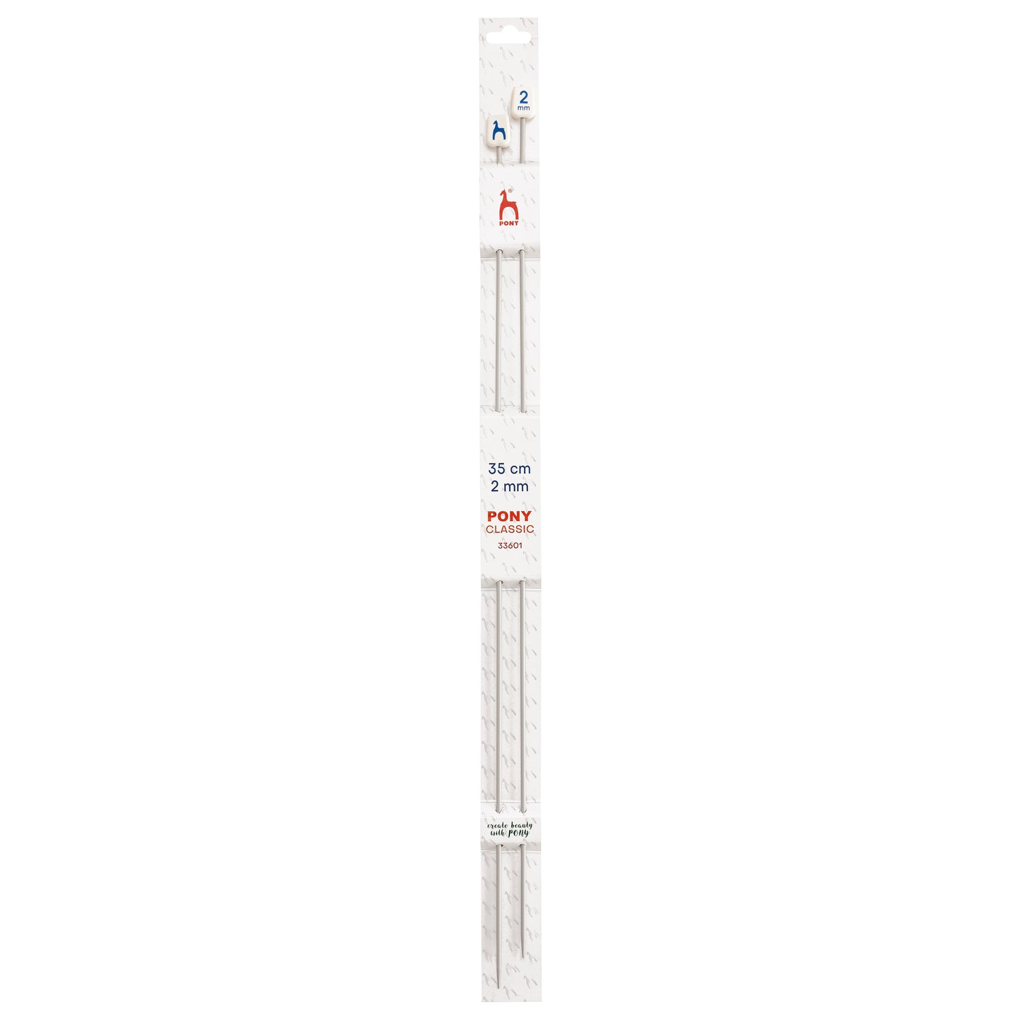 Knitting needles 2mm, 35cm Pony