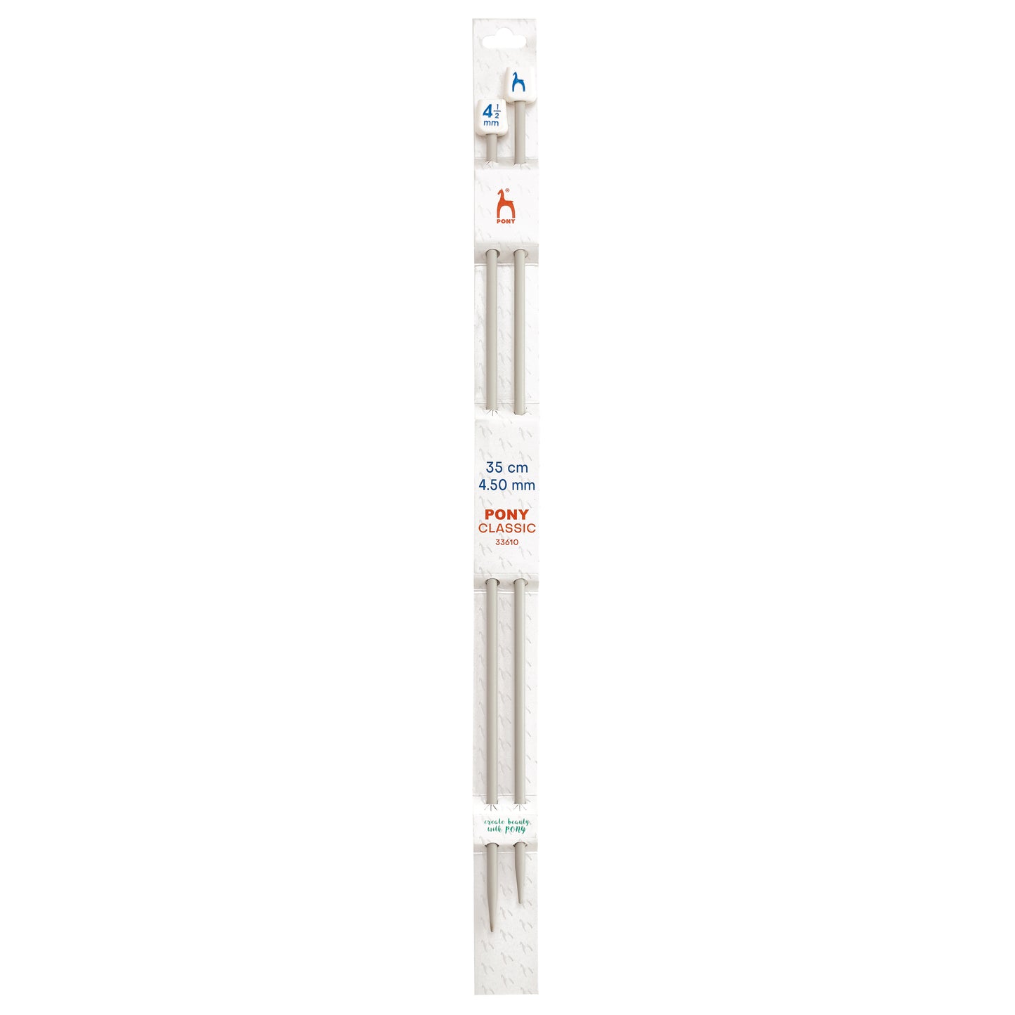 Knitting needles 4.5mm 35cm Pony