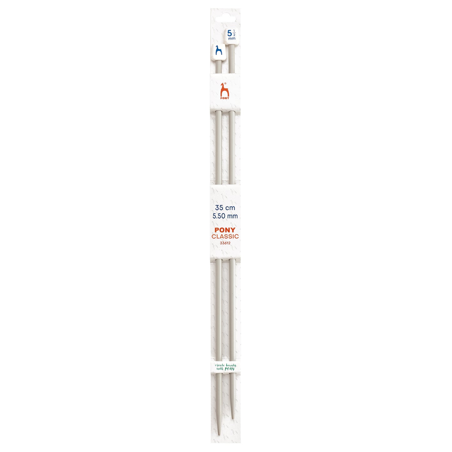 Knitting needles 5.50mm 35cm Pony