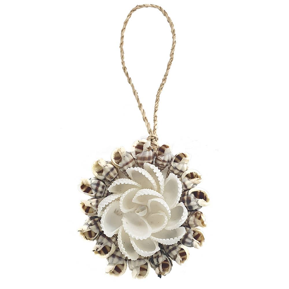 Handmade Seashell Hanging Ornament: #02