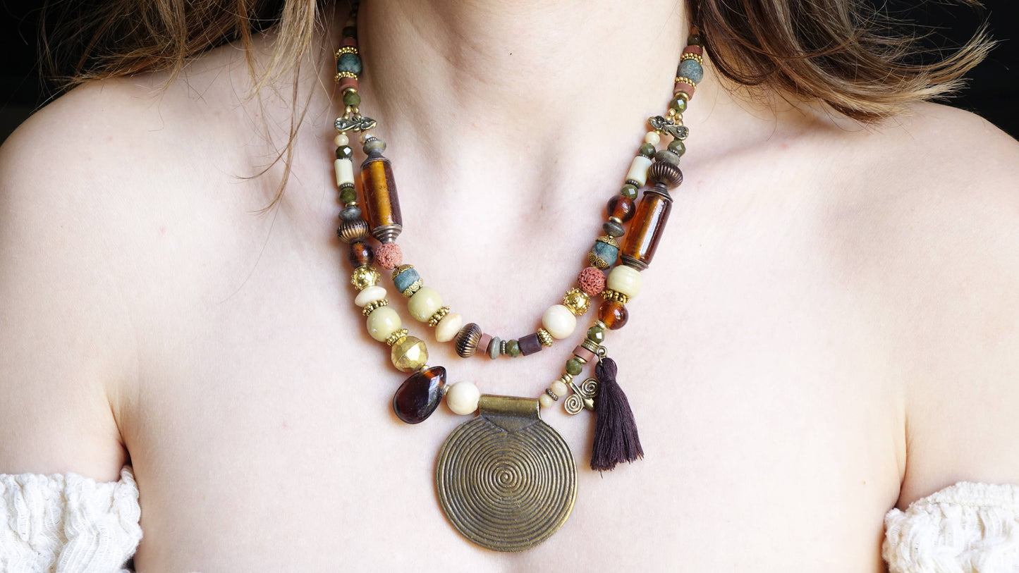 Chunky Beaded Necklace