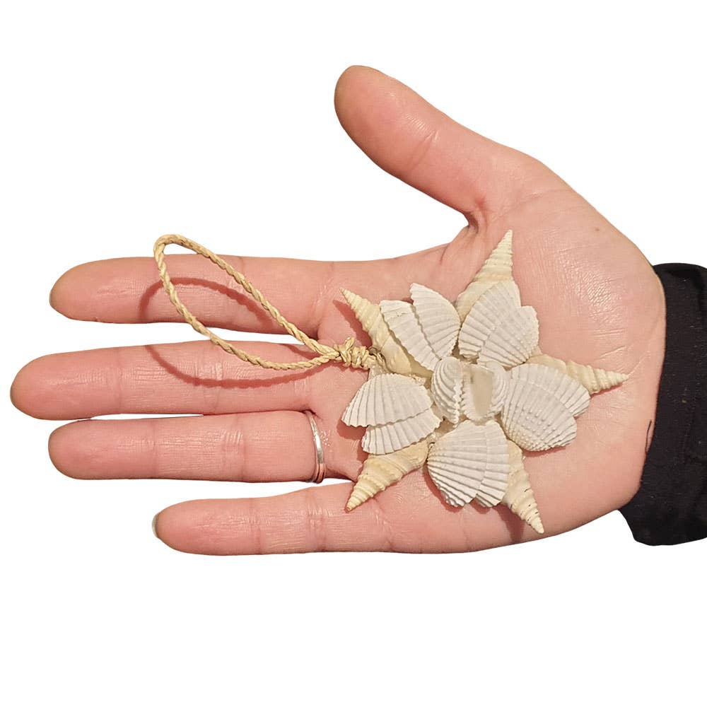 Handmade Seashell Hanging Ornament: #02