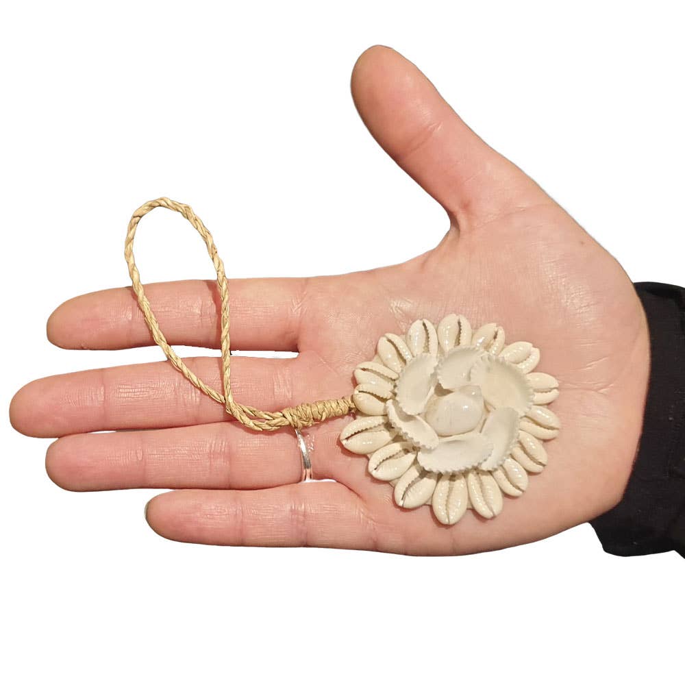 Handmade Seashell Hanging Ornament: #02