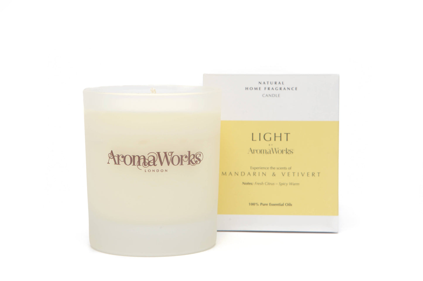 Aromaworks Light Candle, 30cl: Amyris & Orange