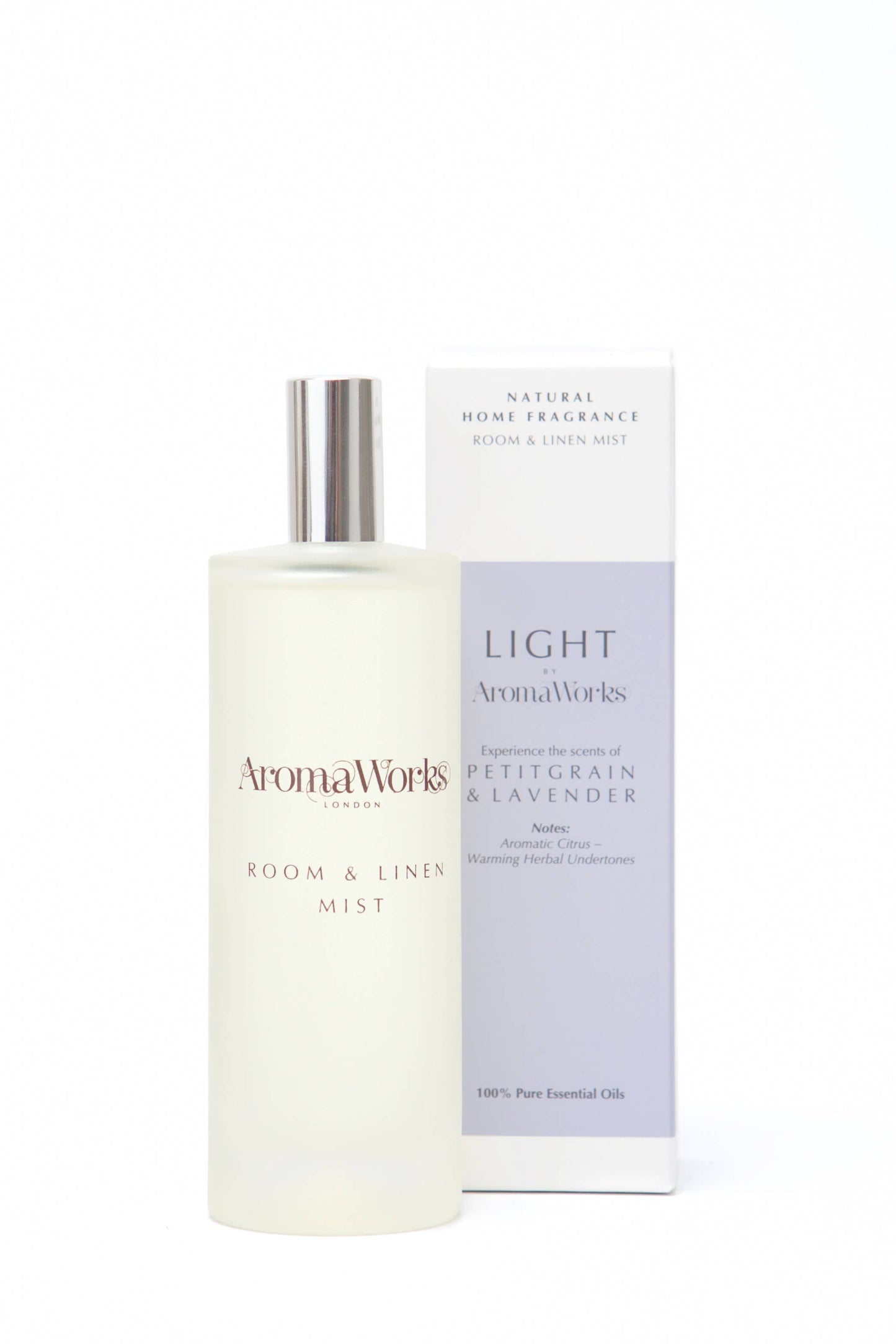 Aromaworks Light Room & Linen Mist, 100ml: Lemongrass & Bergamot