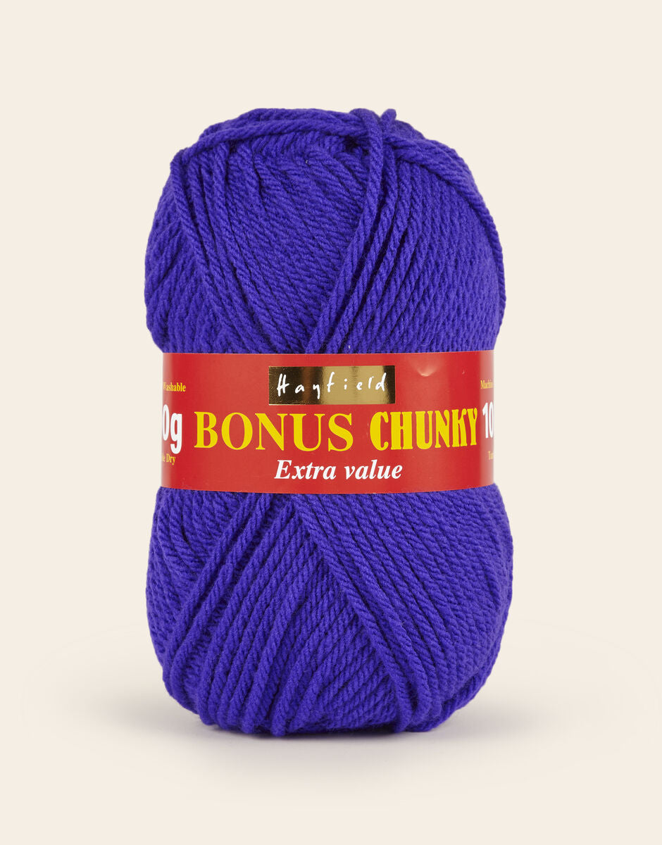 Sirdar Hayfield Bonus Chunky 0828 Bright Purple