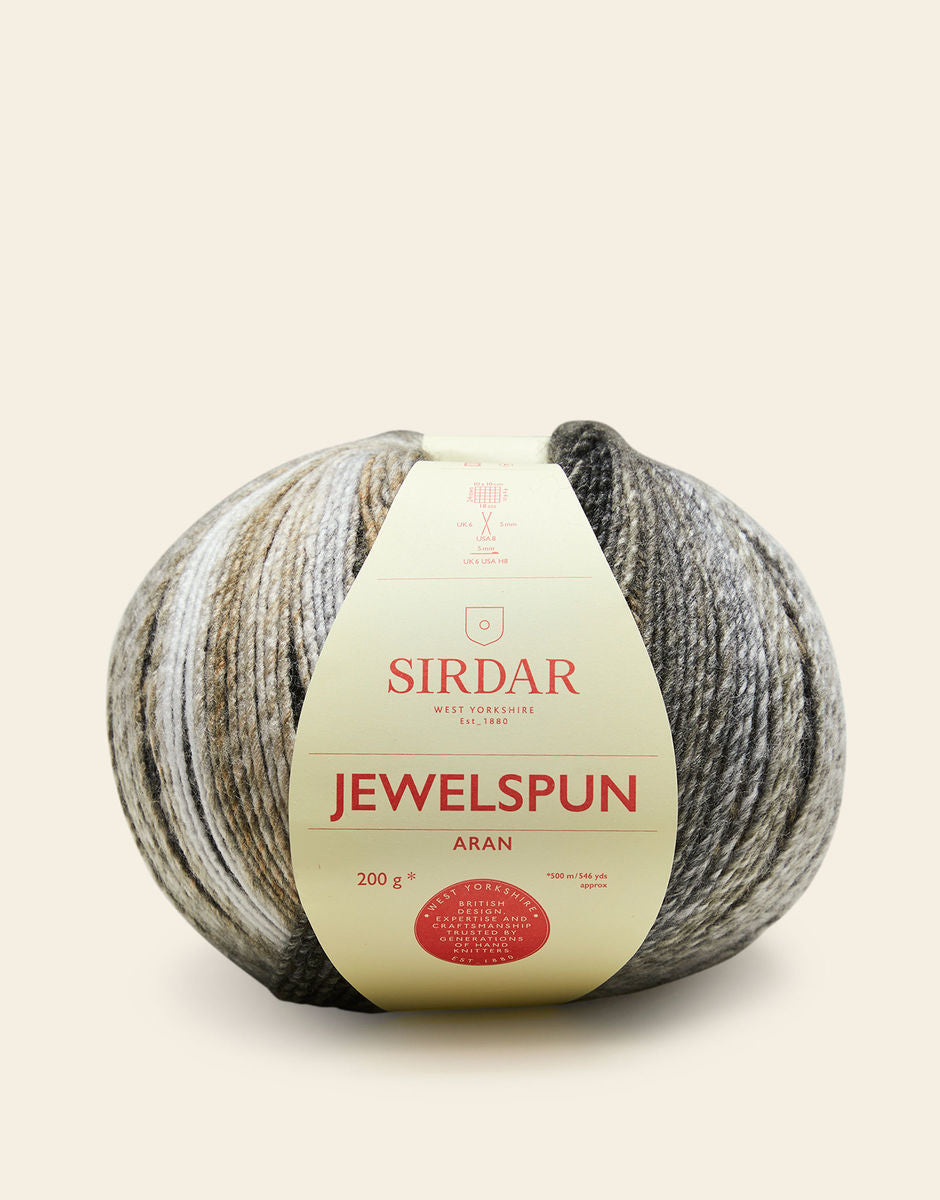 Sirdar Jewelspun Aran 694 Crystal Quartz