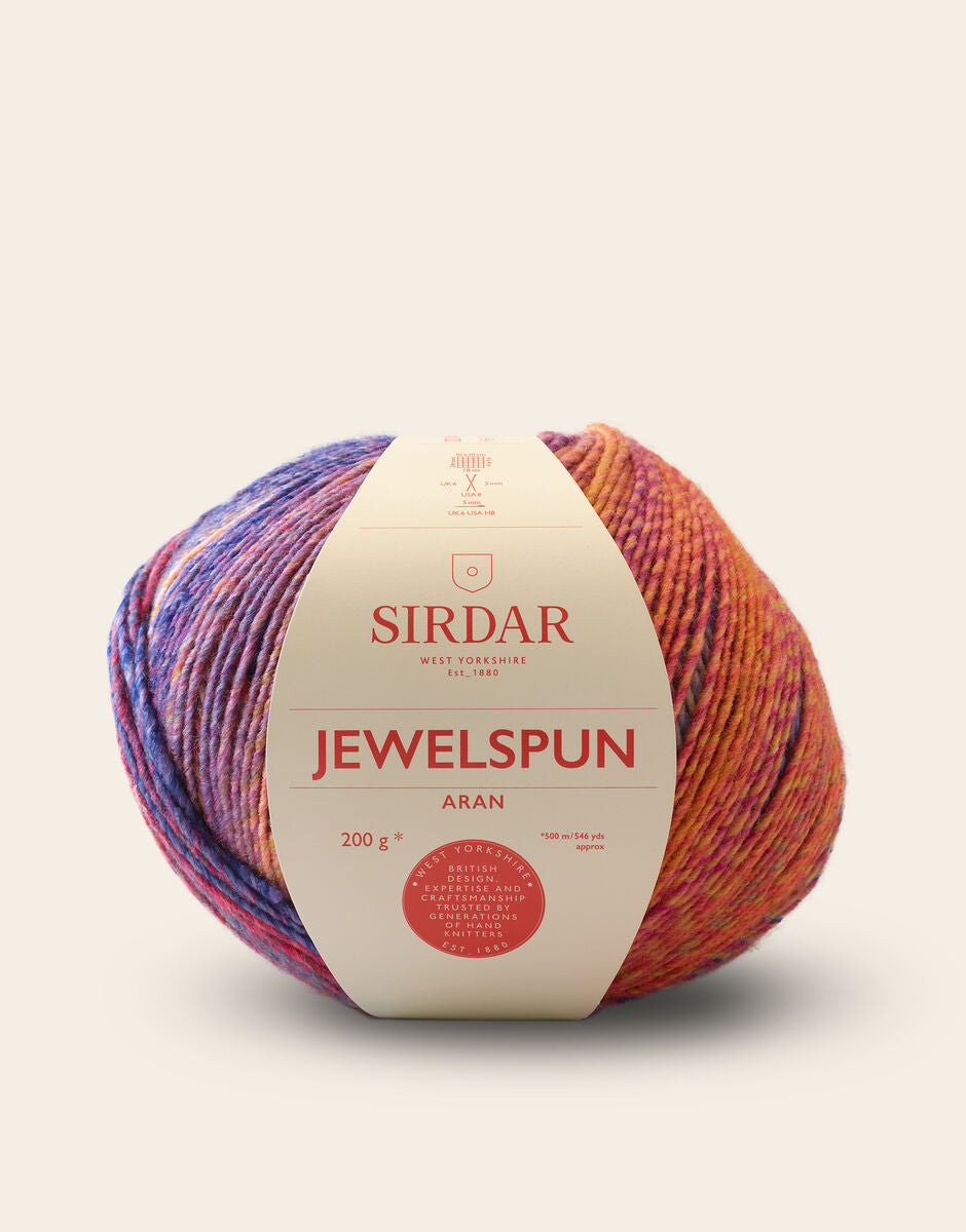 Sirdar Jewelspun Aran 850 Tourmaline Dream