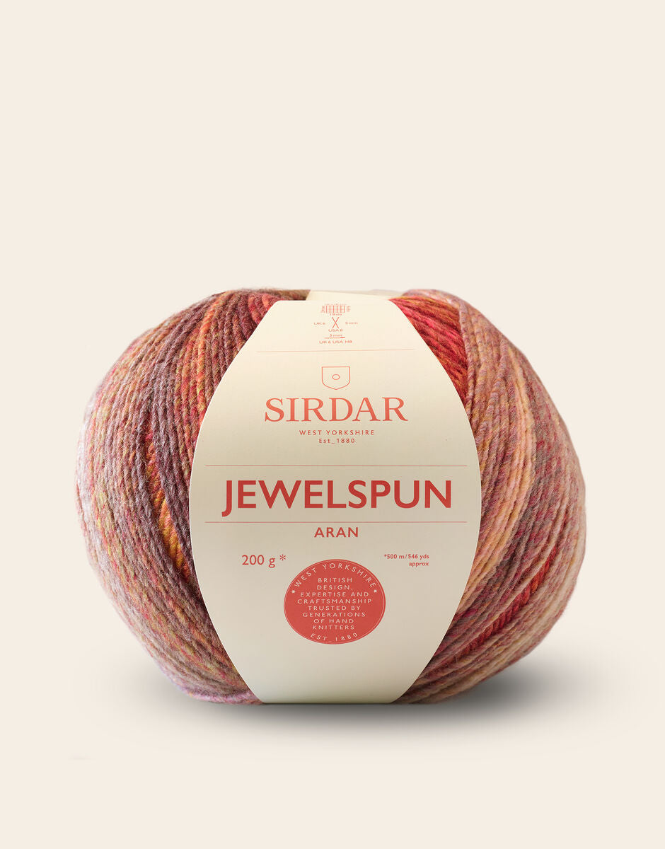 Sirdar Jewelspun Aran 855 Sunstone Amber