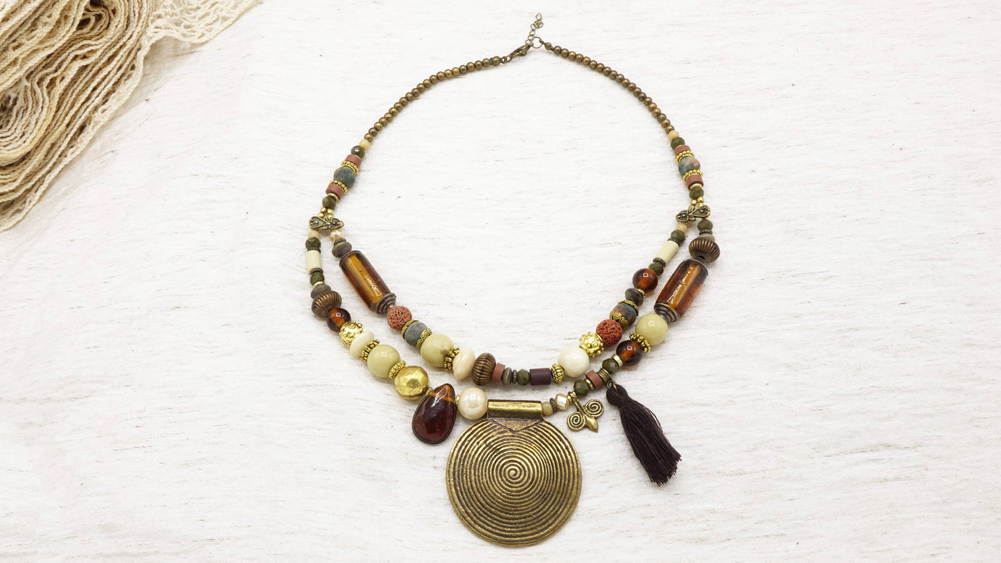 Chunky Beaded Necklace