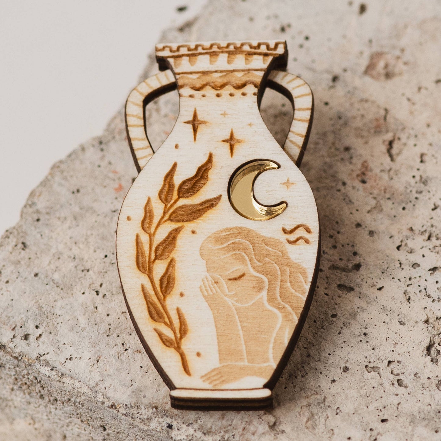 Gloomy Girl Brooch