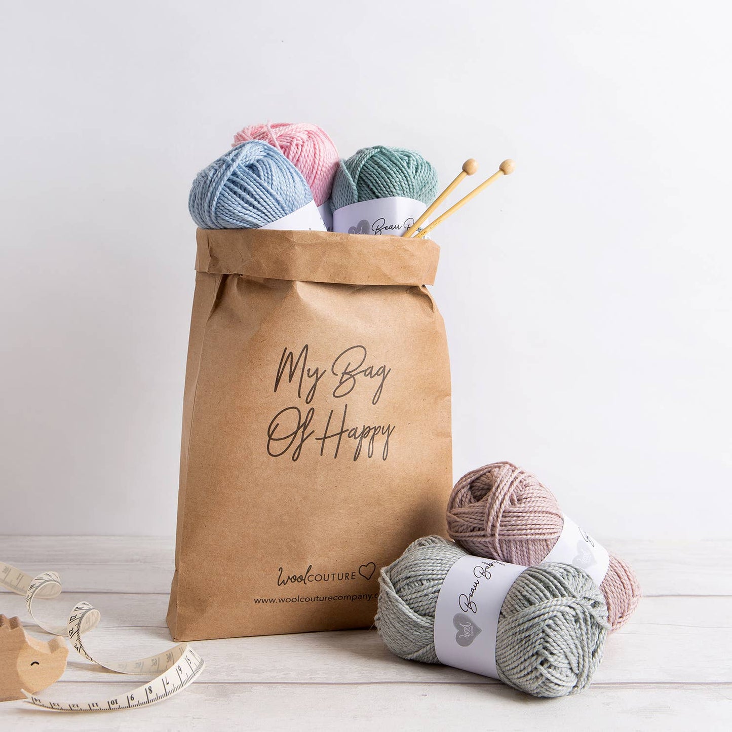 Robyn Octopus Knitting Kit: Baby Blue