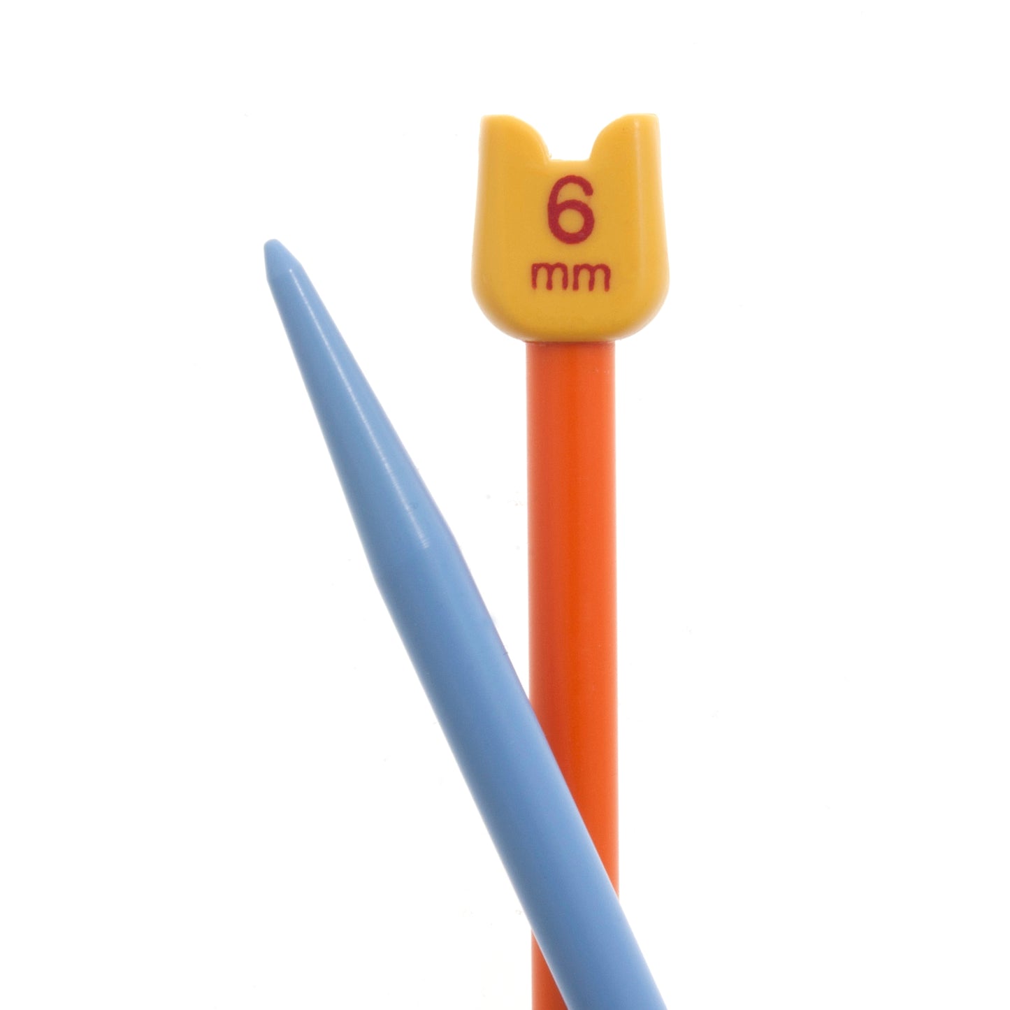 Children Knitting Needles 6mm, 18cm length