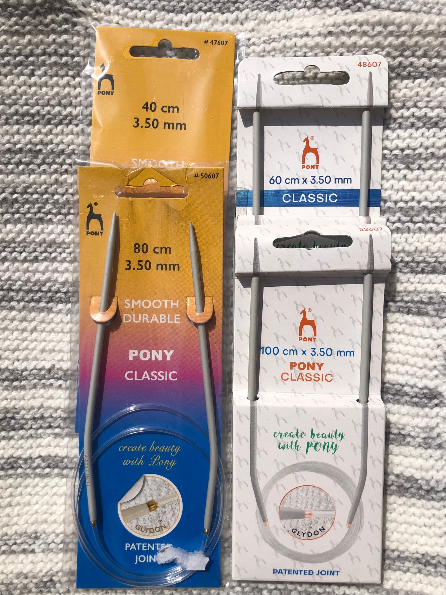 Pony Classic circular needles, 3.50, 60cm