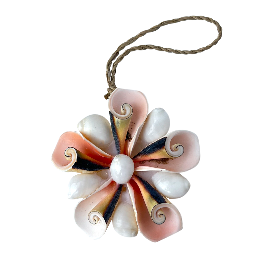 Handmade Seashell Hanging Ornament: #02