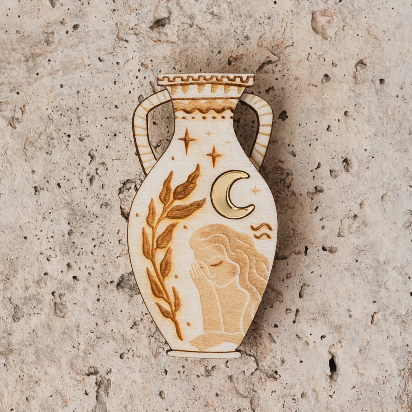 Gloomy Girl Brooch