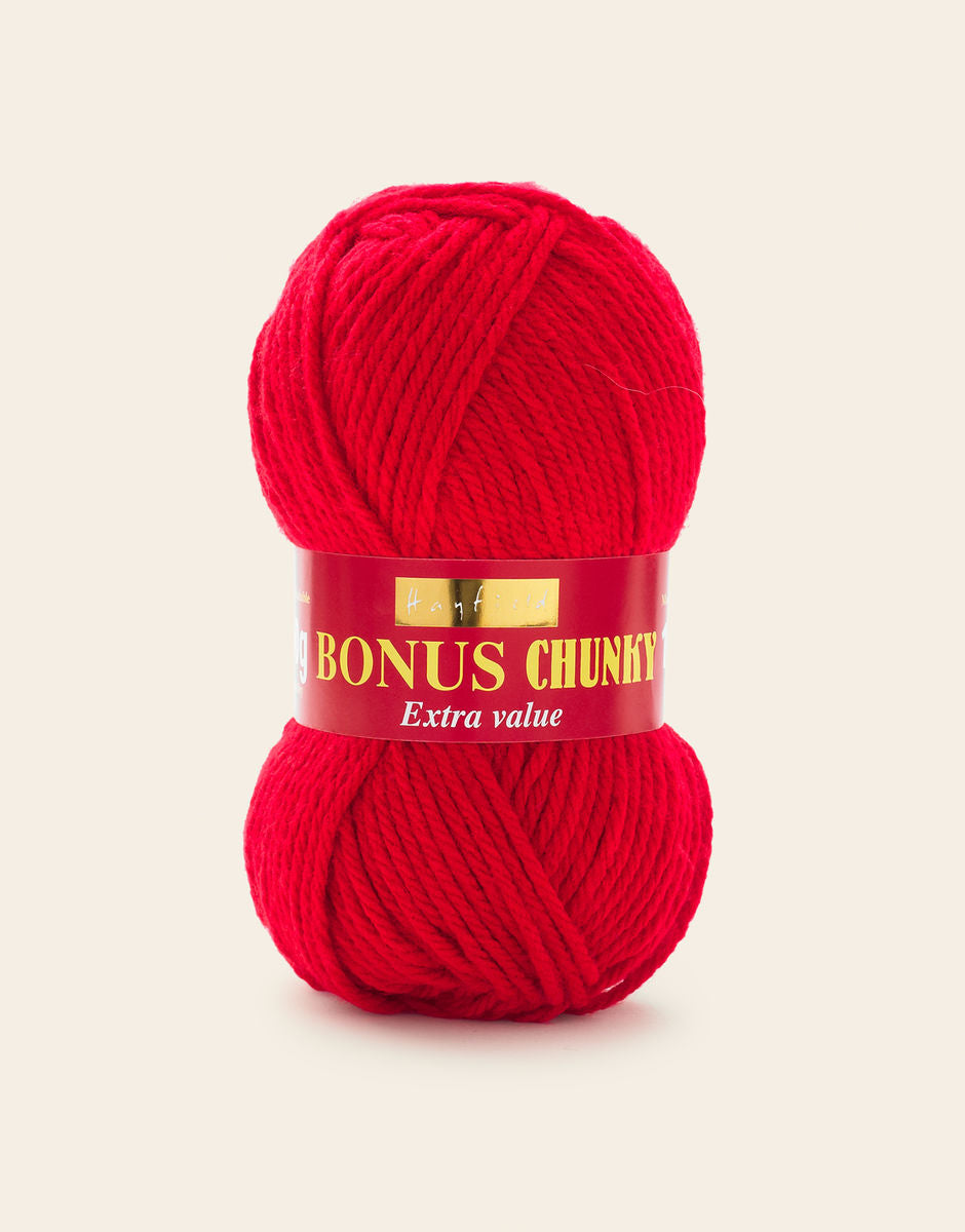 Sirdar Hayfield Bonus Chunky 0977 Signal Red