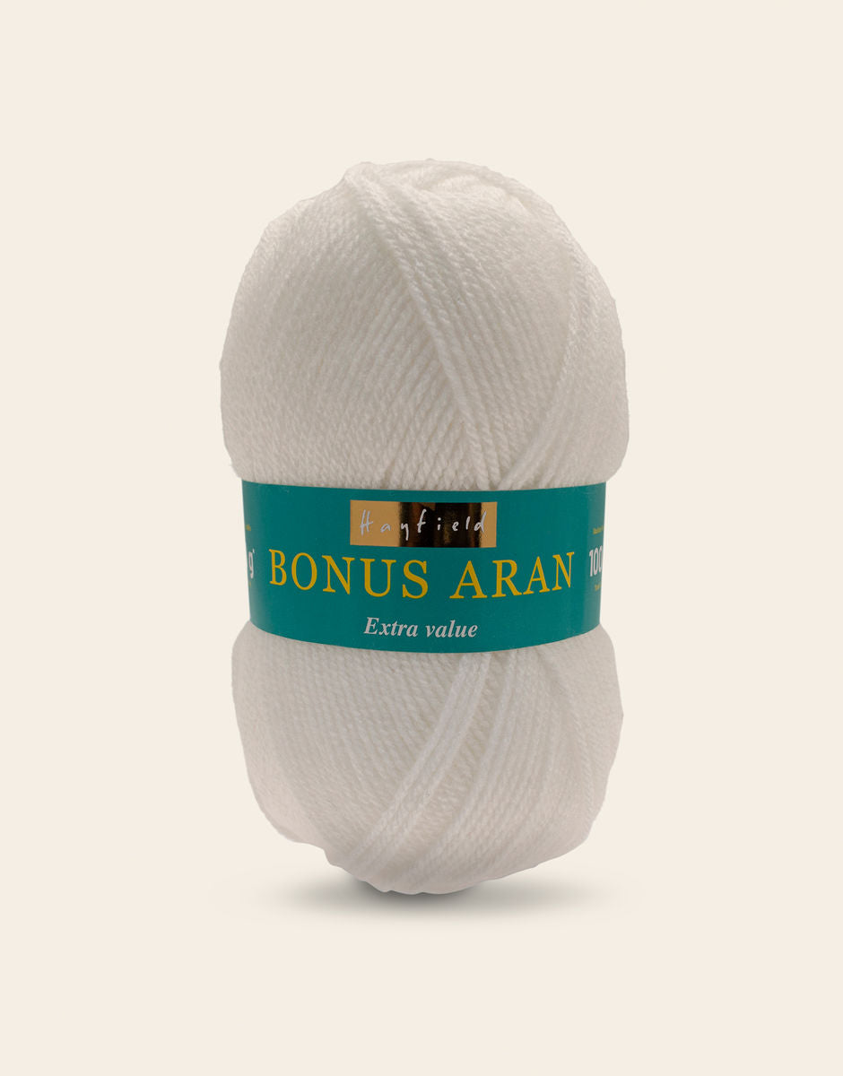 Sirdar Hayfield Bonus Aran 0961 White