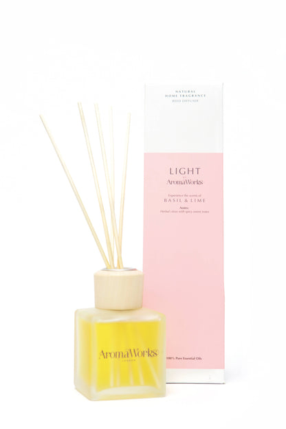 Aromaworks Light Reed Diffuser: Basil / 100ml