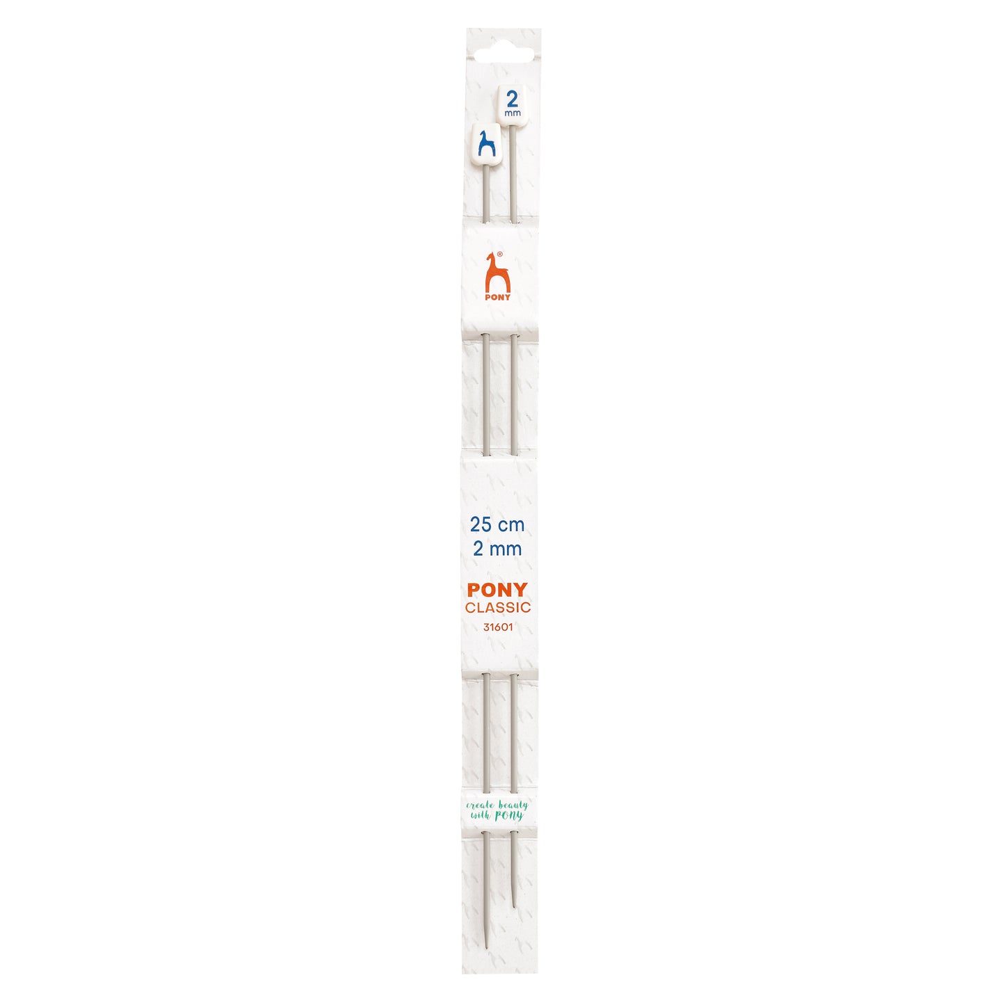 Knitting needles 2mm, 25cm Pony