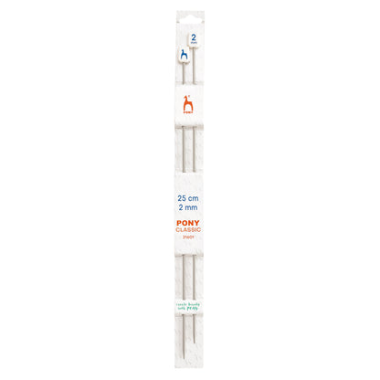 Knitting needles 2mm, 25cm Pony