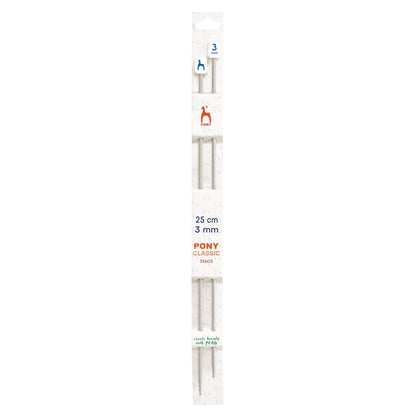 Knitting needles 3mm, 25cm Pony