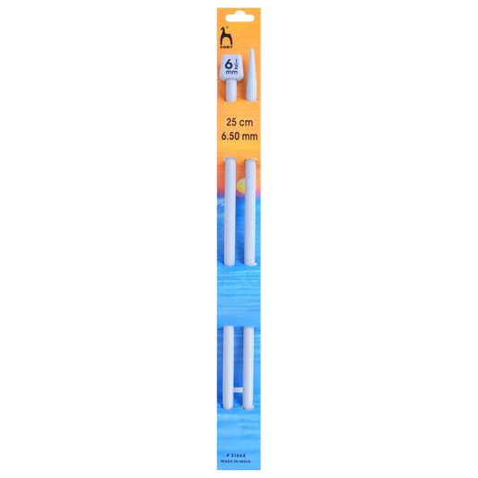 Knitting needles 6.50mm, 25cm Pony