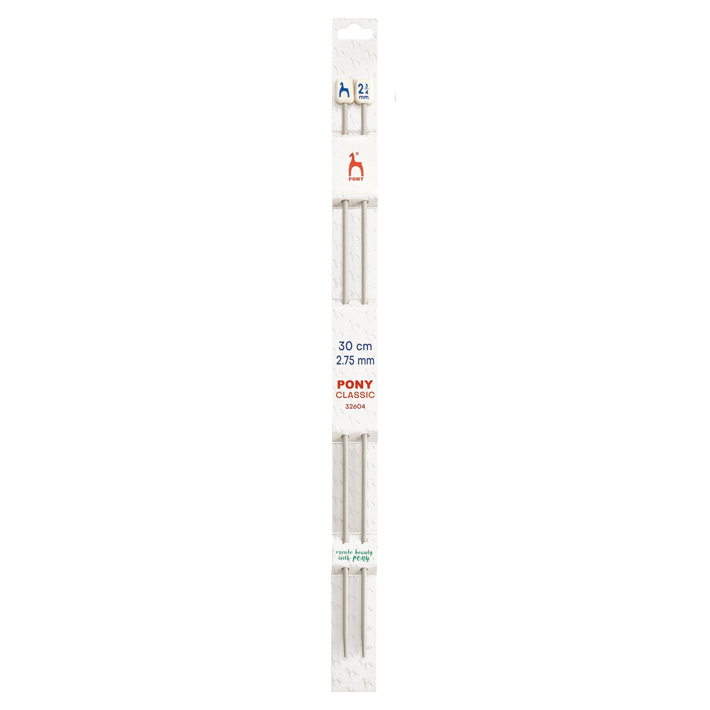 Knitting needles 2.75mm, 30cm Pony