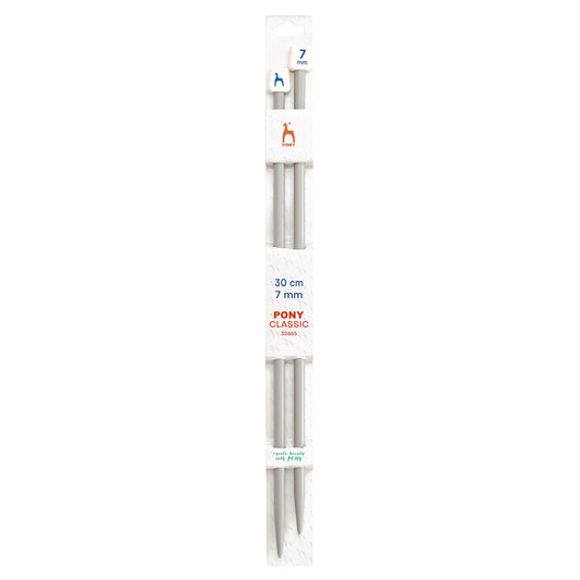 Knitting needles 7mm, 30cm Pony