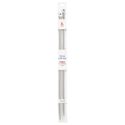 Knitting needles 6.50mm 35cm Pony