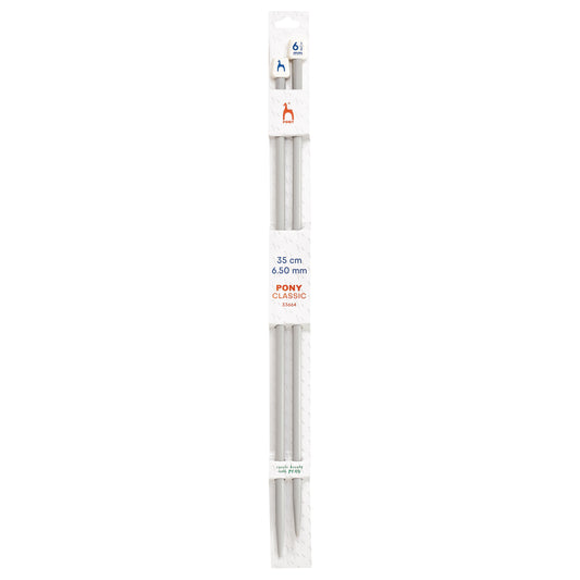 Knitting needles 6.50mm 35cm Pony