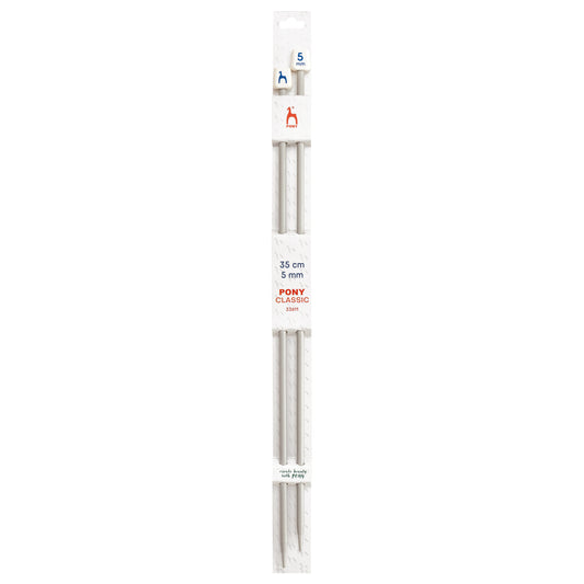 Knitting needles 5mm 35cm Pony
