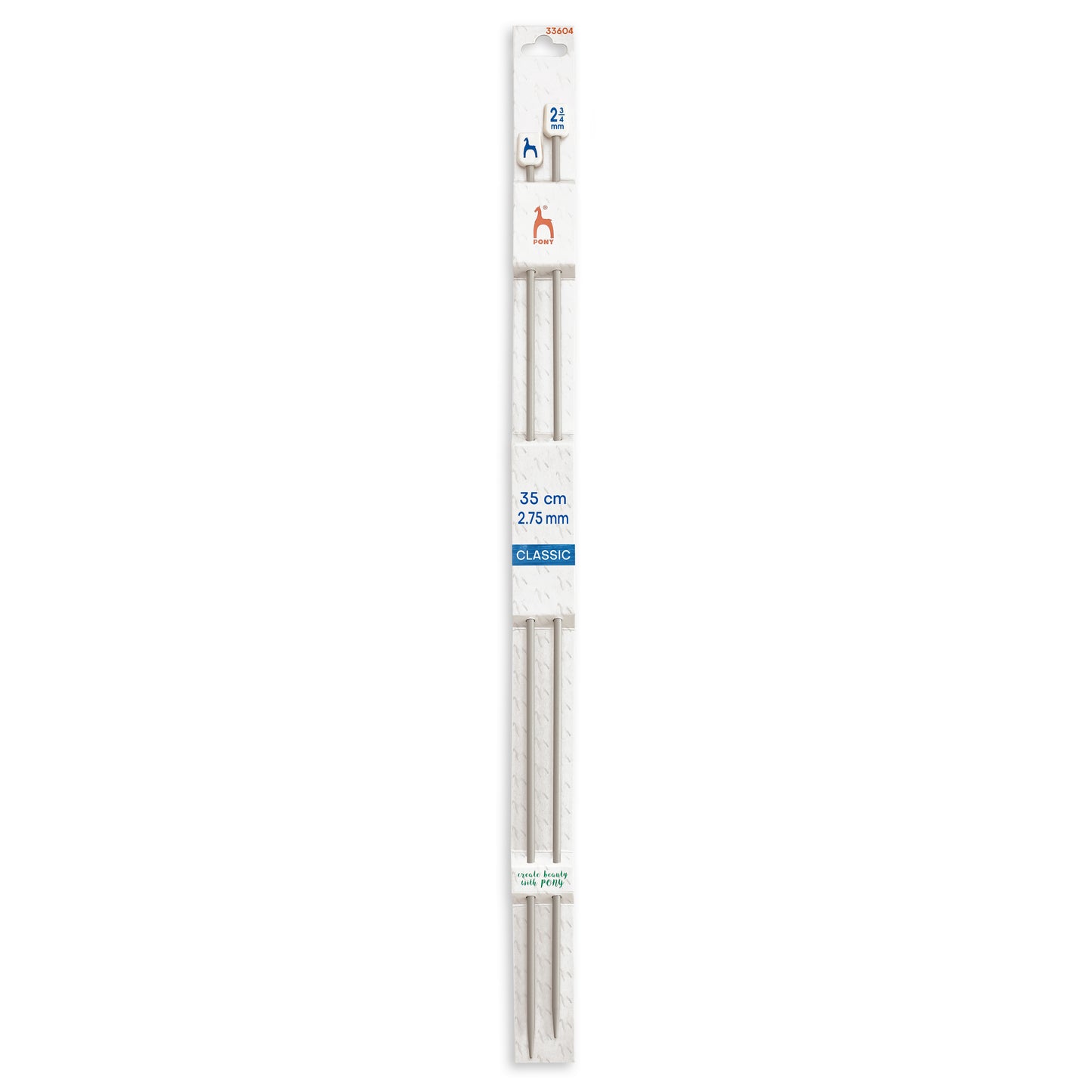 Knitting needles 2.75mm, 35cm Pony