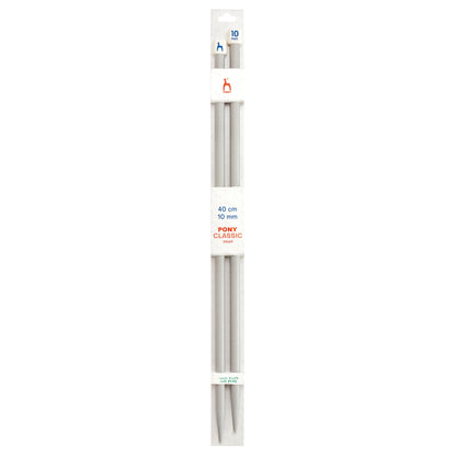 Knitting needles 10mm, 40cm Pony