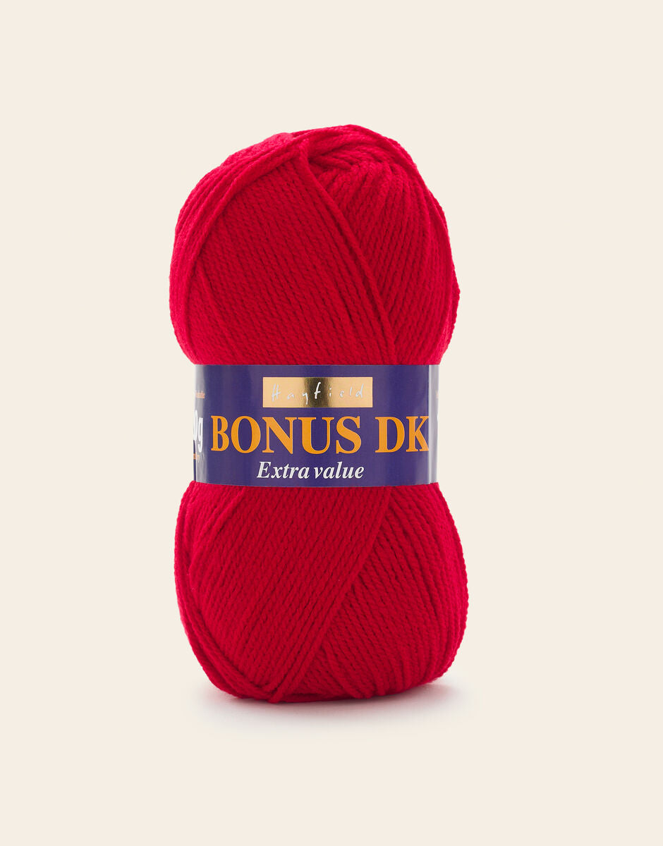 Sirdar Hayfield Bonus DK 0977 Signal Red