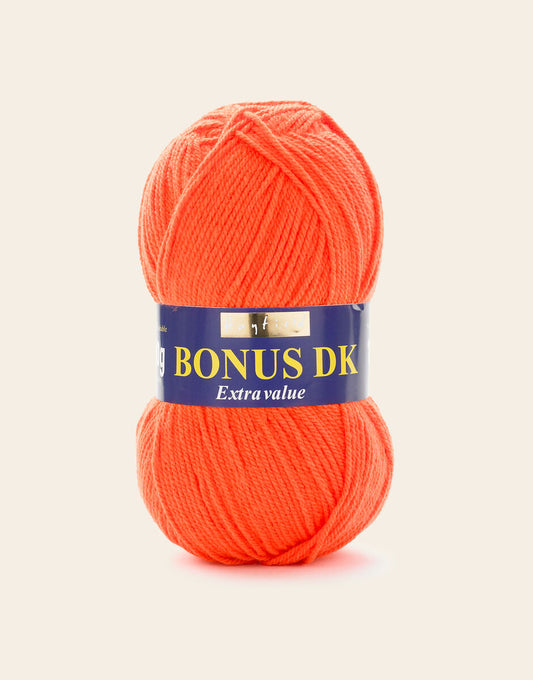 Sirdar Hayfield Bonus DK 0981 Bright Orange