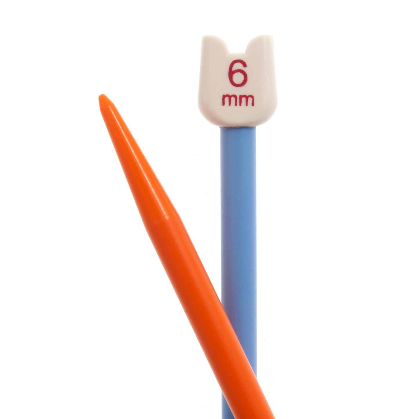 Children Knitting Needles 6mm, 18cm length